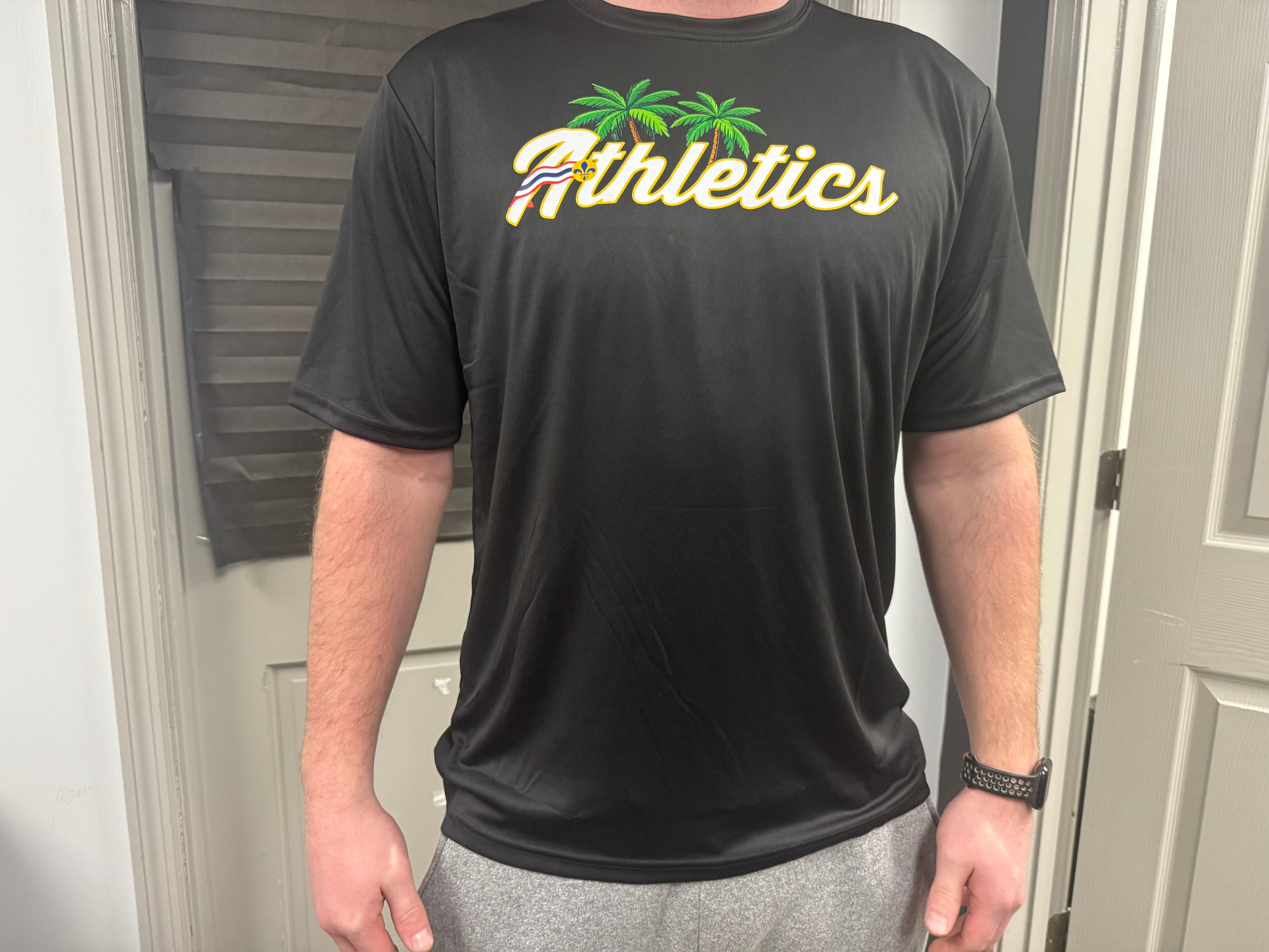 Athletics dri-FIT with palm trees