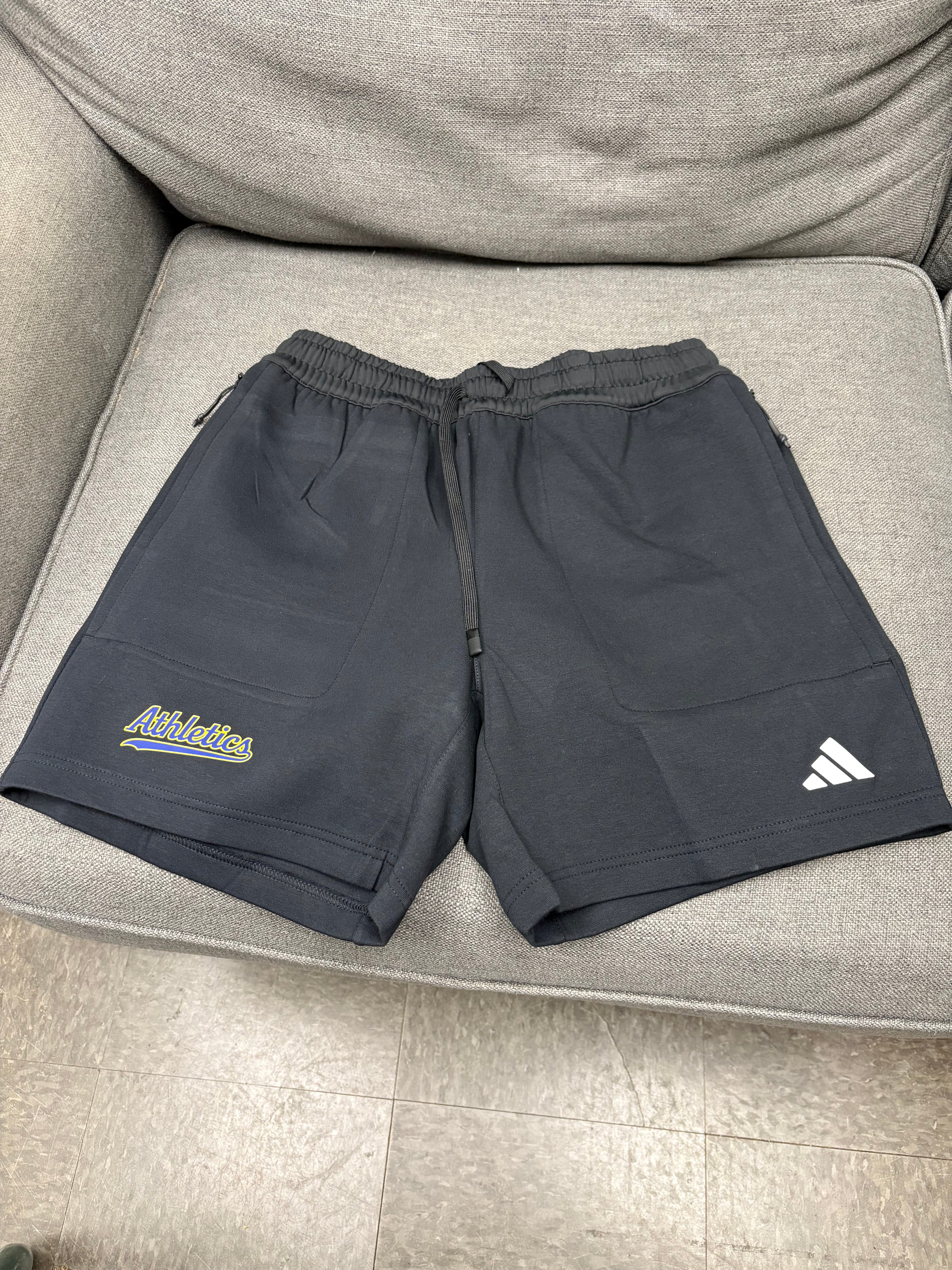 Cotton shorts (Black with "Athletics" printed)